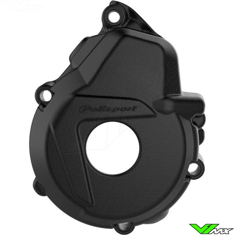 Polisport Ignition Cover Protector Black - KTM 250EXC-F 350EXC-F Freeride250F Husqvarna FE250 FE350 GasGas EC250F EC350F