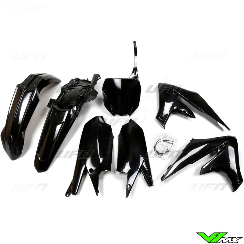 UFO Plastic Kit Black - Yamaha YZF250 YZF450