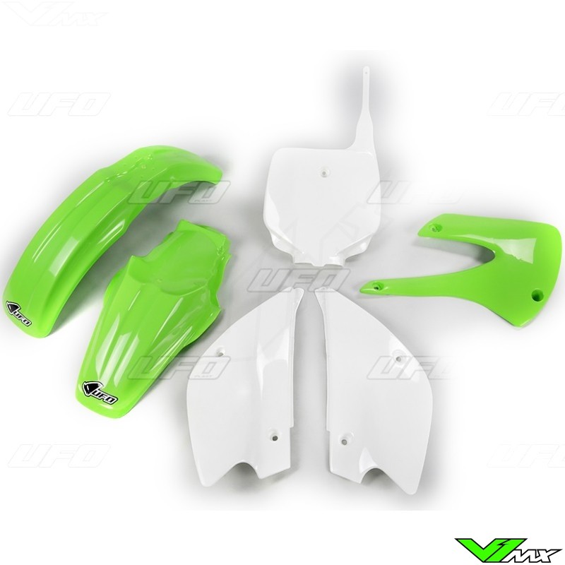 Krigsfanger aflivning Gemme UFO Plastic Kit OEM - Kawasaki KX80