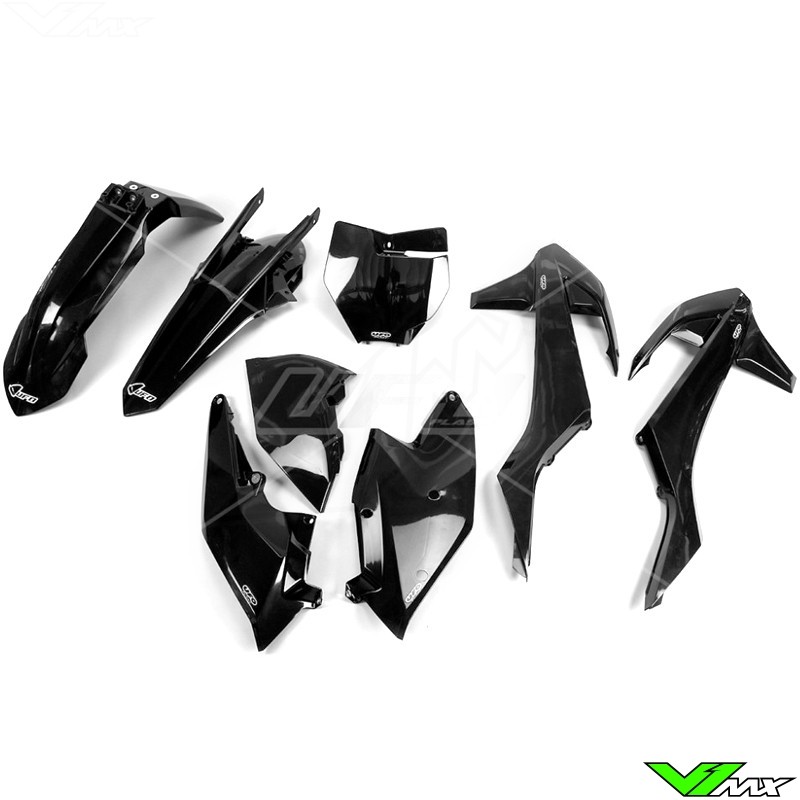 UFO Plastic Kit Black - KTM 125SX 150SX 250SX 250SX-F 350SX-F 450SX-F