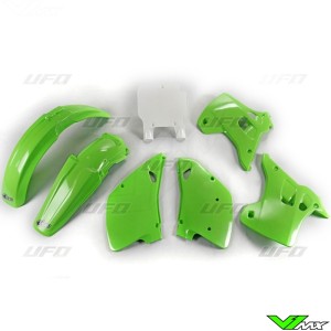 UFO Plastic Kit OEM - Kawasaki KX125 KX250