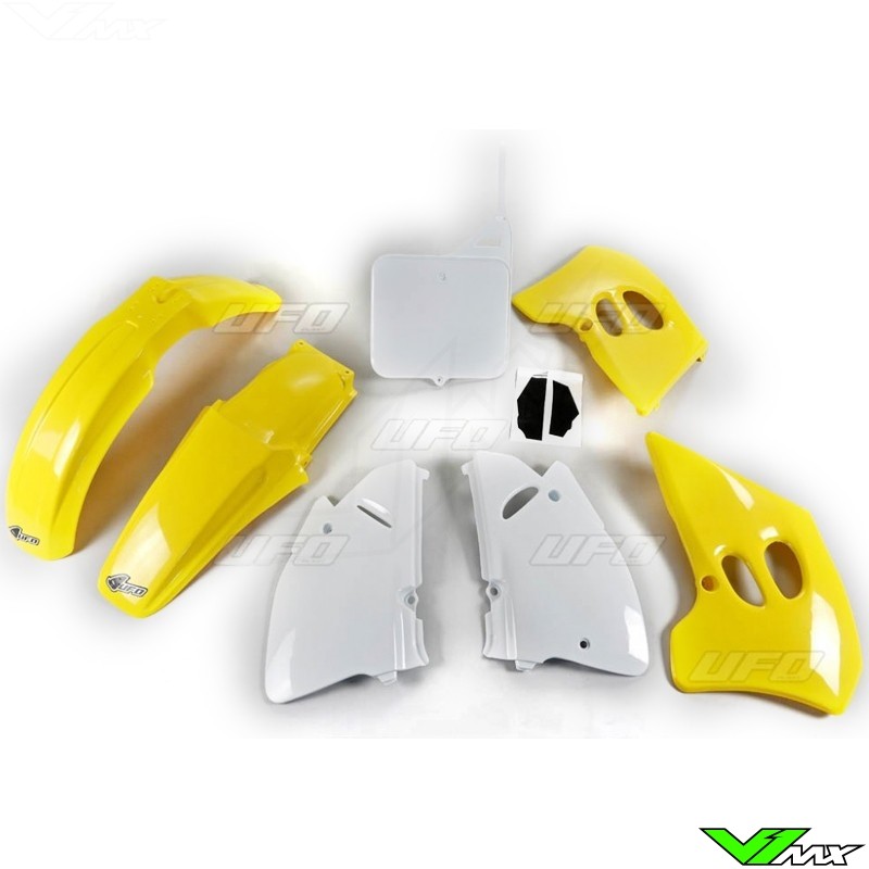 UFO SUZUKI RM 60 2003-2004 kit de plástico de motocross amarillo 