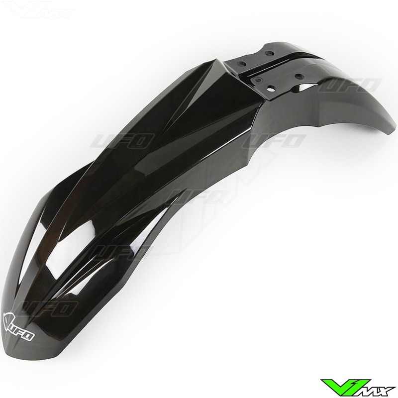 UFO Front Fender Black - Honda CRF250R CRF250RX CRF450R CRF450RX