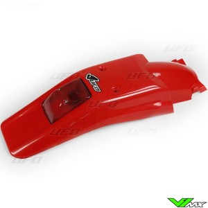 UFO Rear Fender Red with light 12V 21/5W - Honda XR250R XR400R