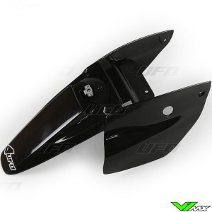 UFO Rear Fender / Side Number Plate Black - KTM 65SX