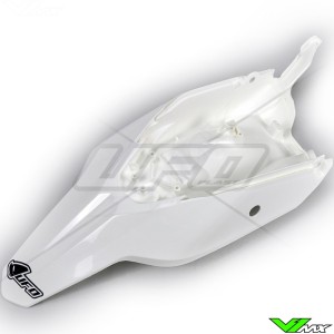 UFO Rear Fender / Side Number Plate White - KTM 65SX
