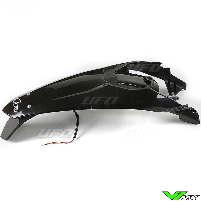 UFO Achterspatbord Zwart - KTM 125EXC 250EXC 250EXC-F 300EXC 350EXC-F 450EXC