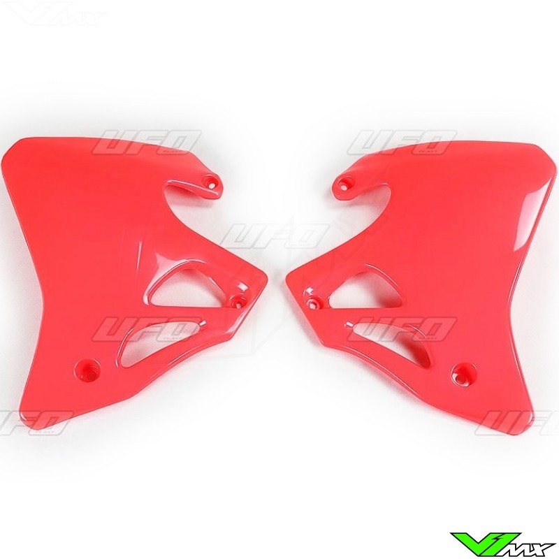 UFO Radiator Shrouds Red - Honda CR125 CR250