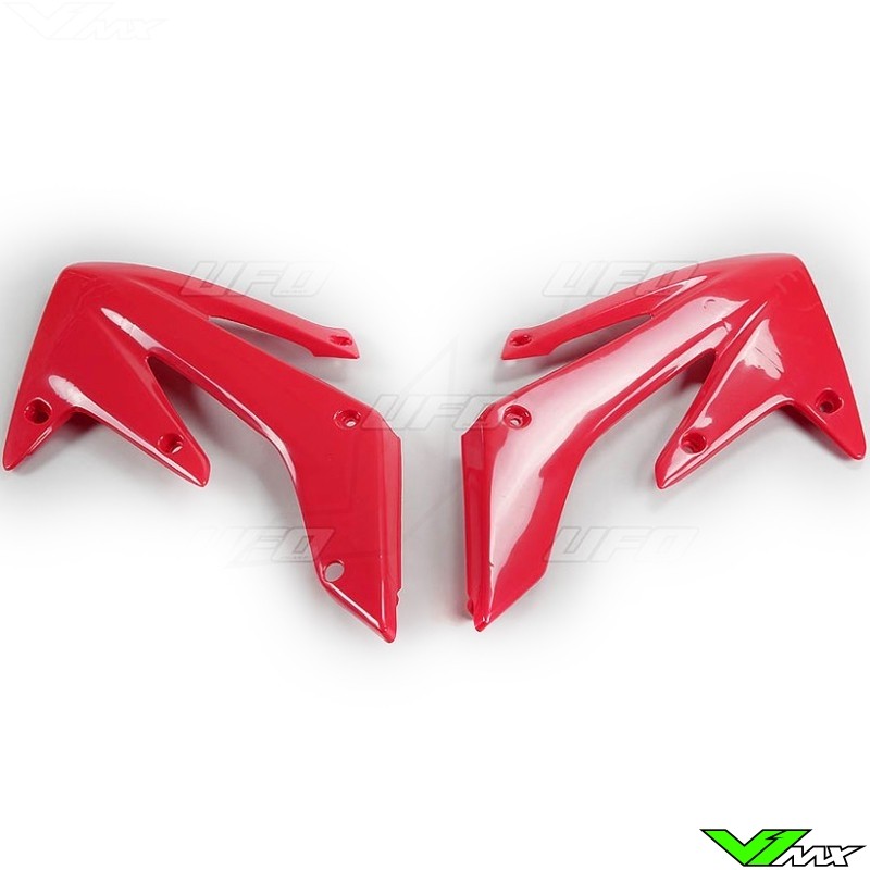 UFO Radiator Shrouds Red - Honda CRF250R CRF250X