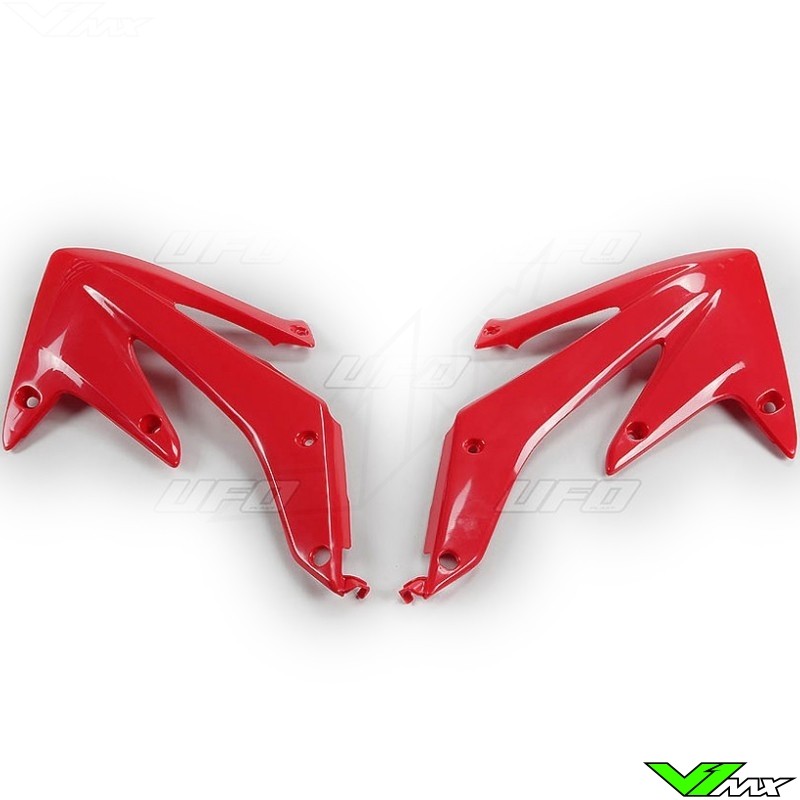 UFO Radiator Shrouds Red - Honda CRF450R