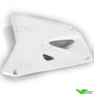 UFO Radiator Shrouds White - Suzuki RM85