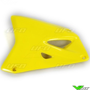 UFO Radiator Shrouds Yellow - Suzuki RM85