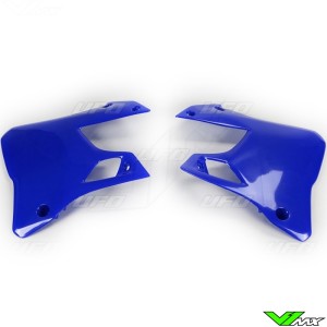 UFO Radiator Shrouds Blue - Yamaha YZ125 YZ250