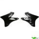 UFO Radiator Shrouds Black - Yamaha YZ125 YZ250