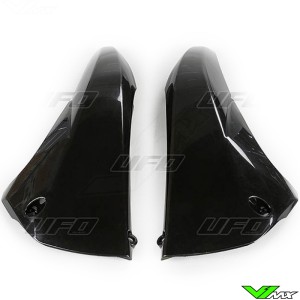 UFO Radiator Shrouds Black - Yamaha YZF450