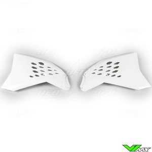 UFO Radiator Shrouds White - KTM 65SX