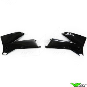 UFO Radiator Shrouds Black - KTM 125SX 250SX 250SX-F 125EXC 200EXC 250EXC 250EXC-F 450EXC