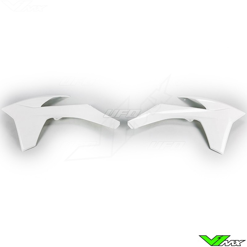 UFO Radiator Shrouds White - KTM