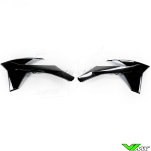 UFO Radiator Shrouds Black - KTM