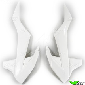 UFO Radiator Shrouds White - KTM 85SX