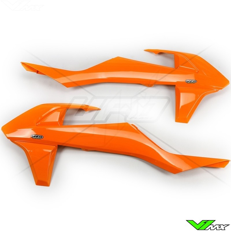 UFO Radiator Shrouds Orange - KTM