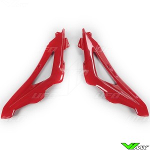 UFO Radiator Shrouds Red - Husqvarna CR125 TC250 TE250 TE310 WR125