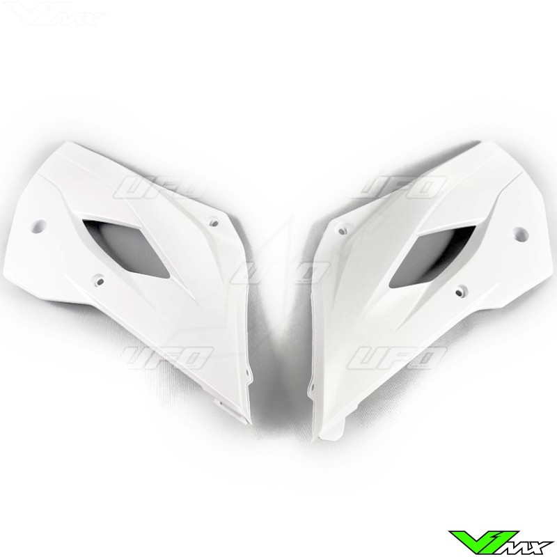 UFO Radiator Shrouds White - Husqvarna TC85