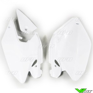 UFO Side Number Plate White - Honda CRF250X
