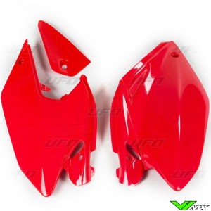 UFO Side Number Plate Red - Honda CRF250X