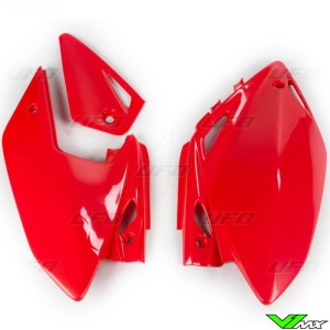 UFO Side Number Plate Red - Honda CRF450X