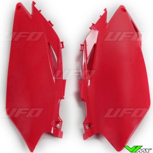 UFO Side Number Plate Red - Honda CRF250R CRF450R