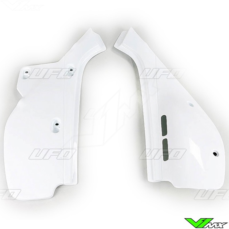 UFO Side Number Plate White - Honda XR600R