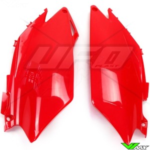 UFO Side Number Plate Red - Honda CRF250R CRF450R