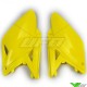 UFO Side Number Plate Yellow - Suzuki RMZ250