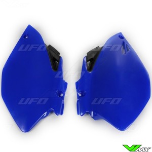 UFO Side Number Plate Blue - Yamaha YZF250 YZF450