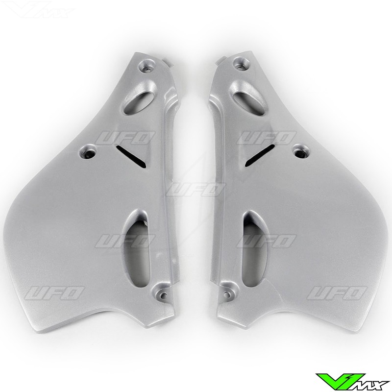 UFO Side Number Plate Silver - KTM 60SX 65SX