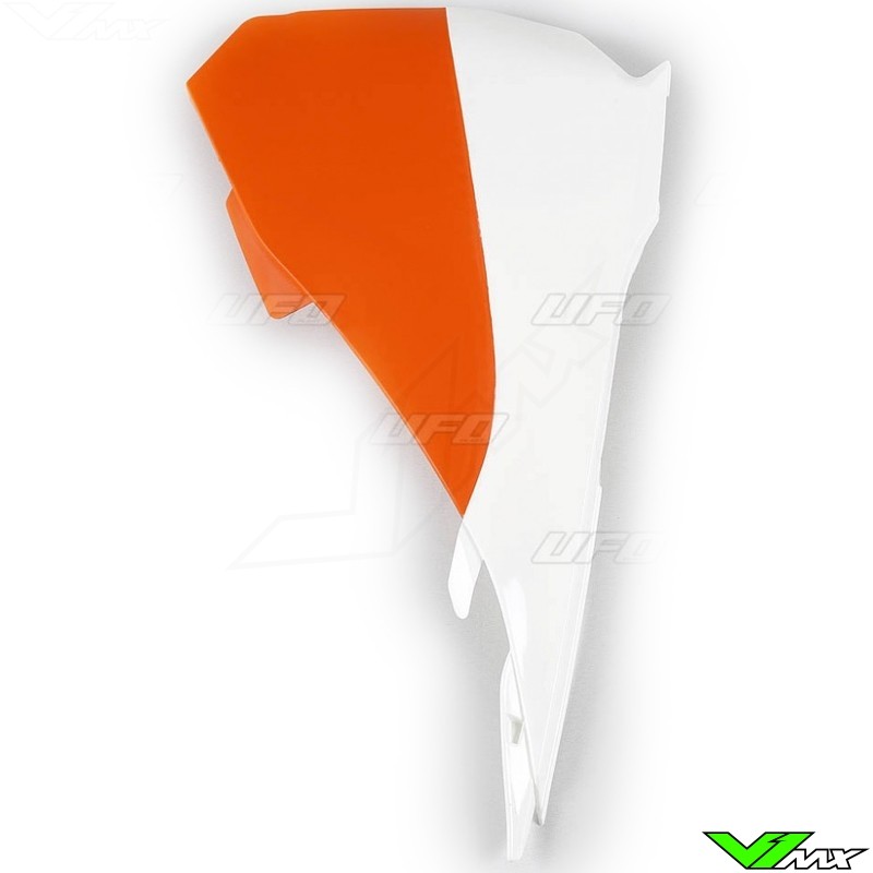 UFO Airbox Cover White Orange - KTM 85SX