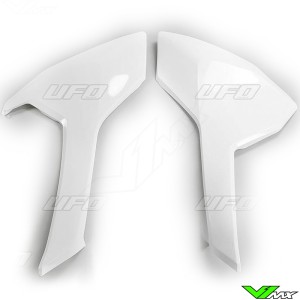 UFO Side Number Plate White - Husqvarna