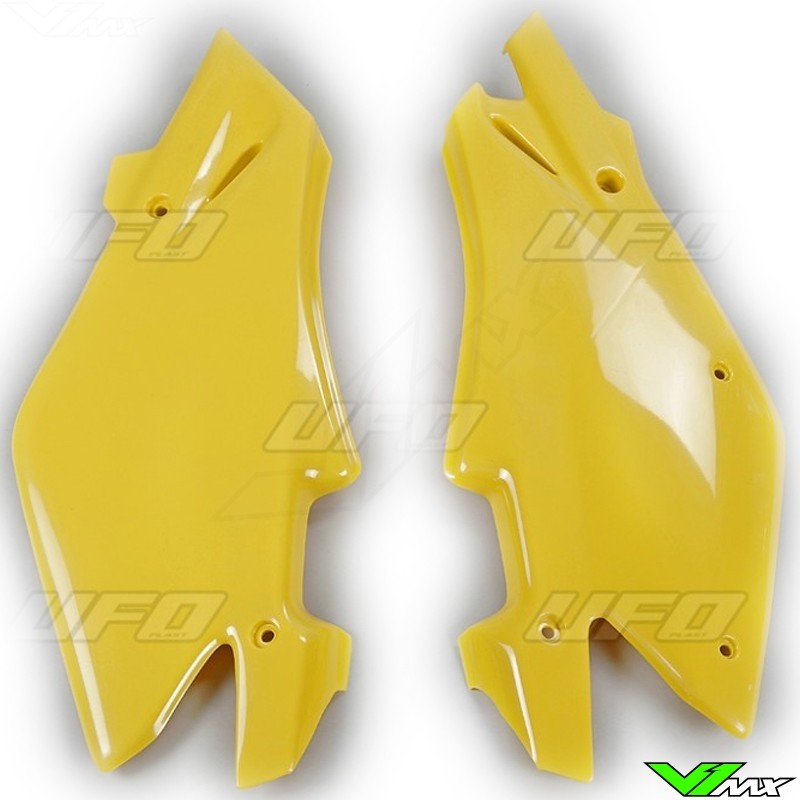 UFO Side Number Plate Yellow - Husqvarna CR125 CR250 WR125 WR250