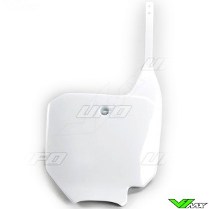 UFO Front Number Plate White - Honda CRF150R