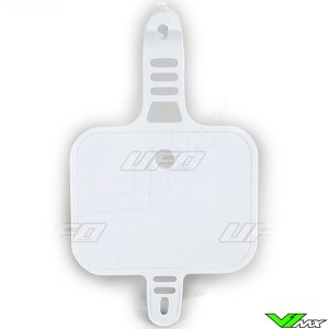 UFO Front Number Plate White - Honda CRF50F