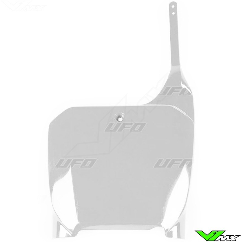 UFO Front Number Plate White - Honda CR125 CR250 CRF450R
