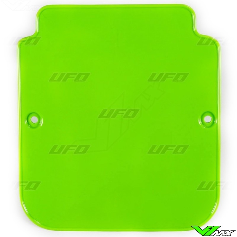 UFO Front Number Plate Green - Kawasaki KX125 KX250 KX500