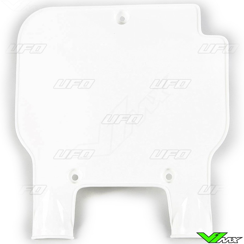 UFO Front Number Plate White - Kawasaki KX125 KX250 KX500