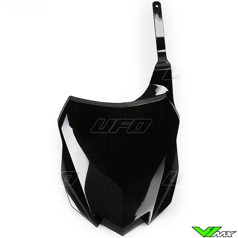 UFO Voornummerplaat Zwart - Kawasaki KXF250 KXF450