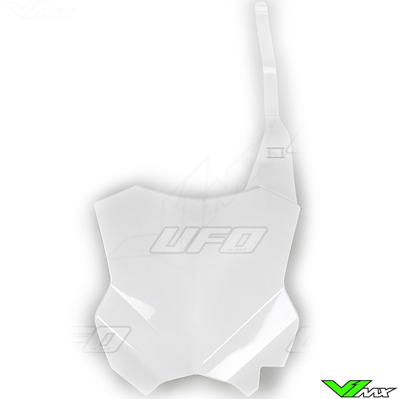 UFO Voornummerplaat Wit - Kawasaki KXF250 KXF450