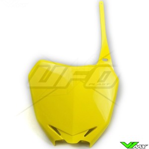 UFO Voornummerplaat Geel - Suzuki RMZ250 RMZ450