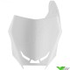UFO Front Number Plate White - Suzuki RMZ250 RMZ450