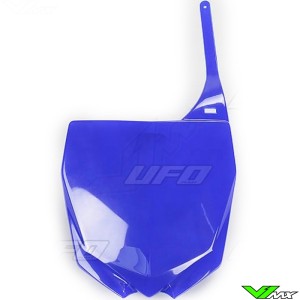 UFO Front Number Plate Blue - Yamaha YZ125 YZ250 YZF250 YZF450