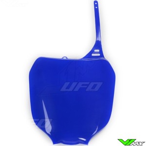 UFO Front Number Plate Blue - Yamaha YZ125 YZ250 YZF250 YZF426 YZF450